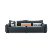 Sofa tissu 3 places mobilier nordique de salon